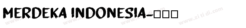 Merdeka Indonesia字体转换